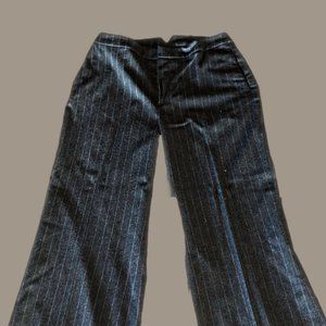 Womyn Red pinstriped retro vintage trousers